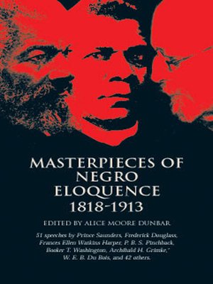cover image of Masterpieces of Negro Eloquence